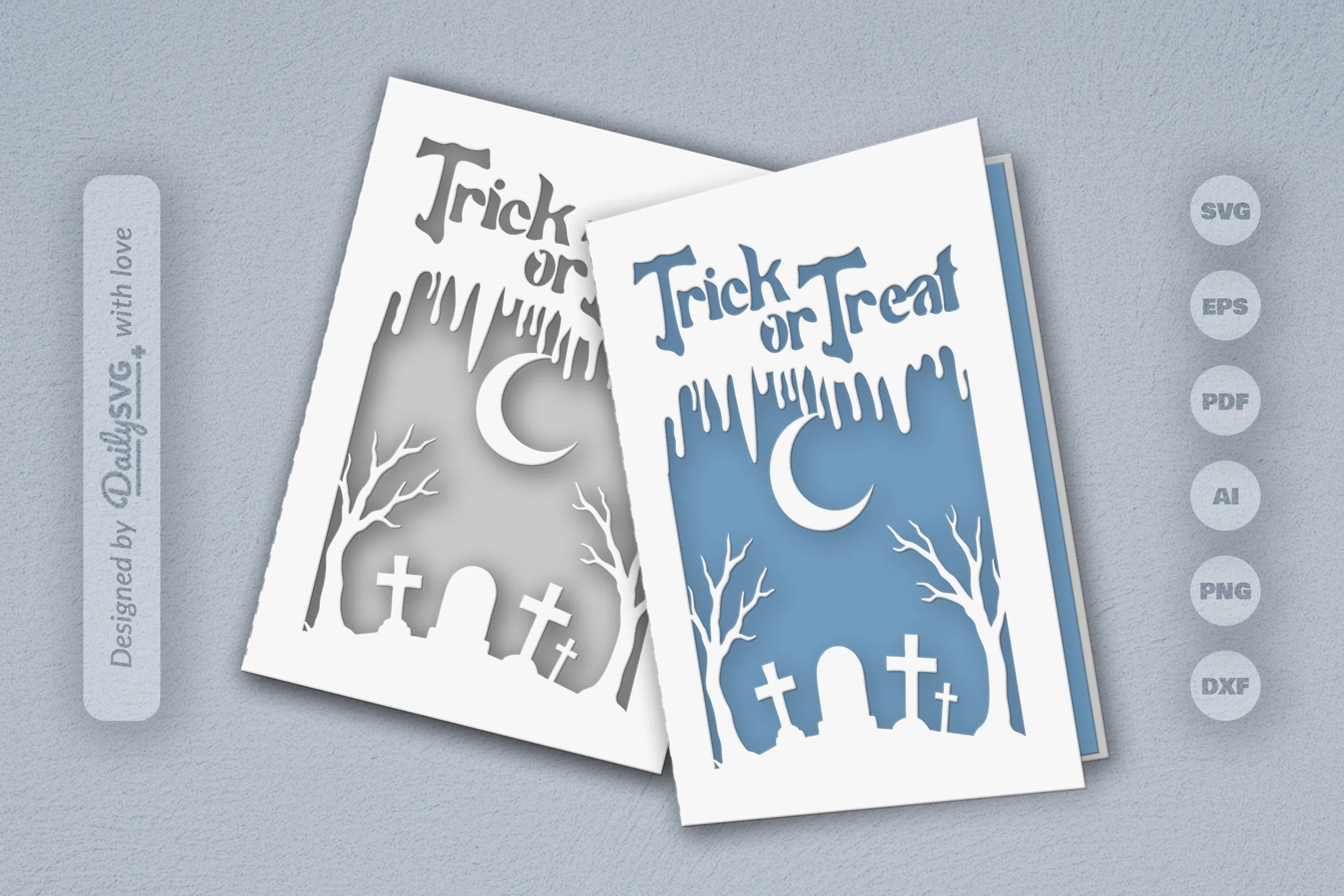 Halloween Papercut SVG Bundle 17 - CraftNest - Digital Crafting and Art
