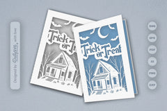 Halloween Papercut SVG Bundle 8 - CraftNest - Digital Crafting and Art