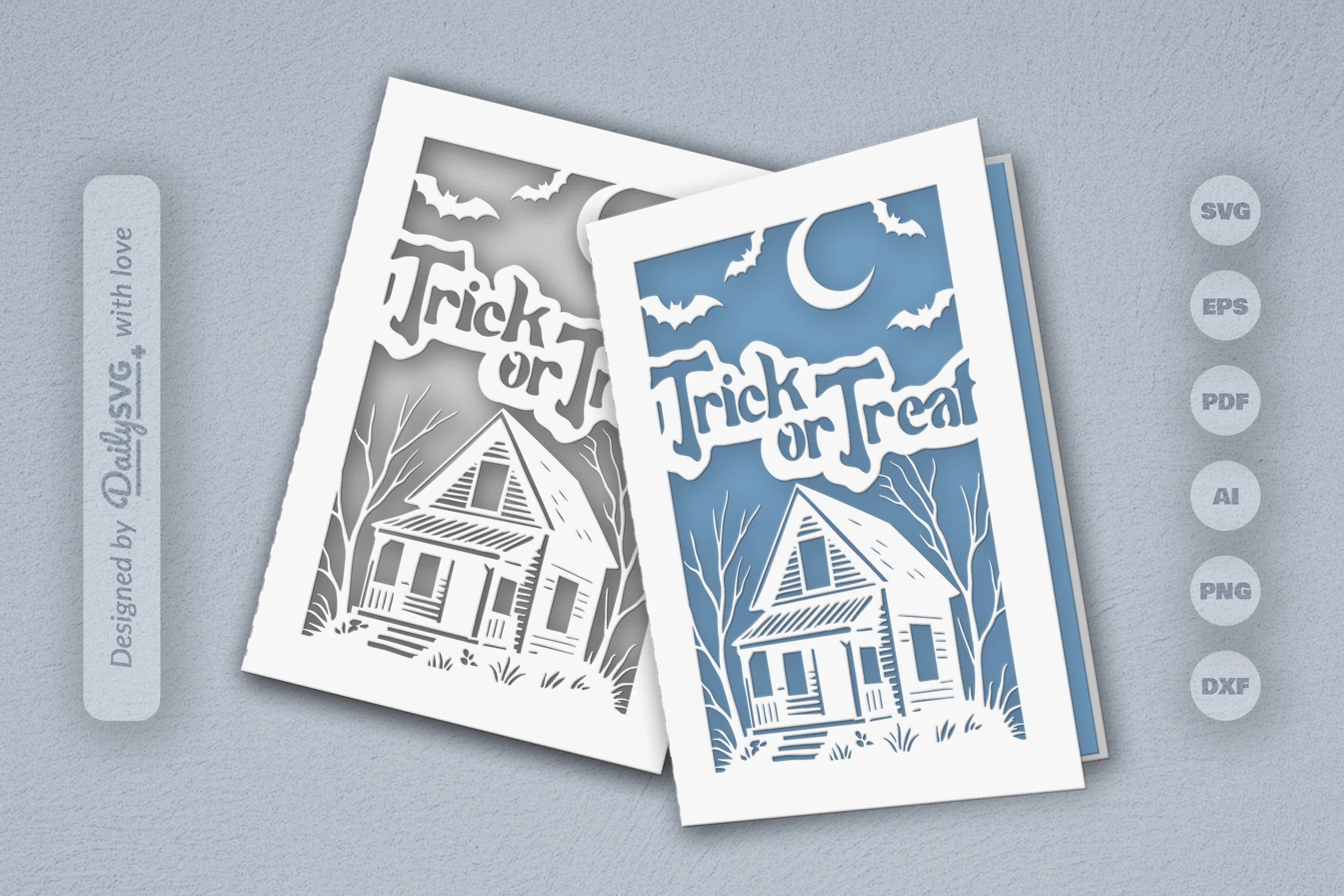Halloween Papercut SVG Bundle 8 - CraftNest - Digital Crafting and Art