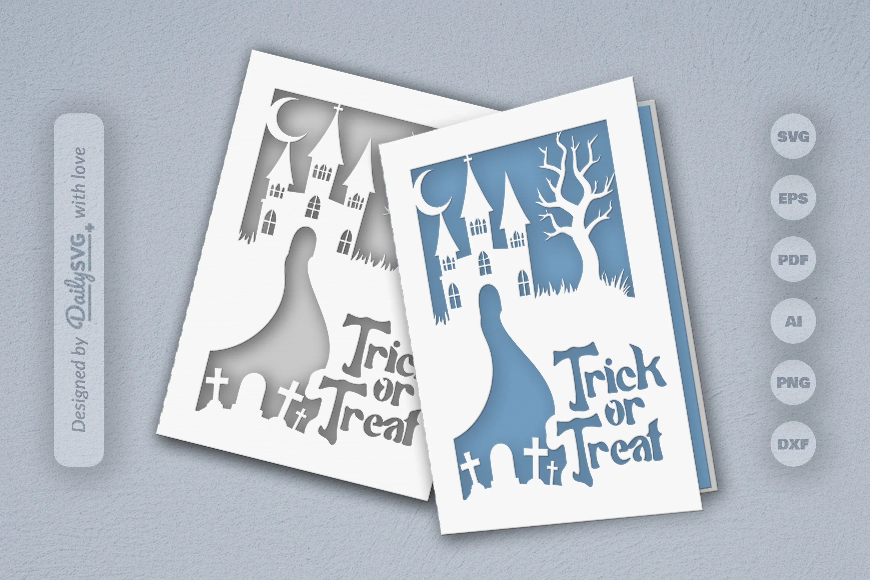Halloween Papercut SVG Bundle 6 - CraftNest - Digital Crafting and Art