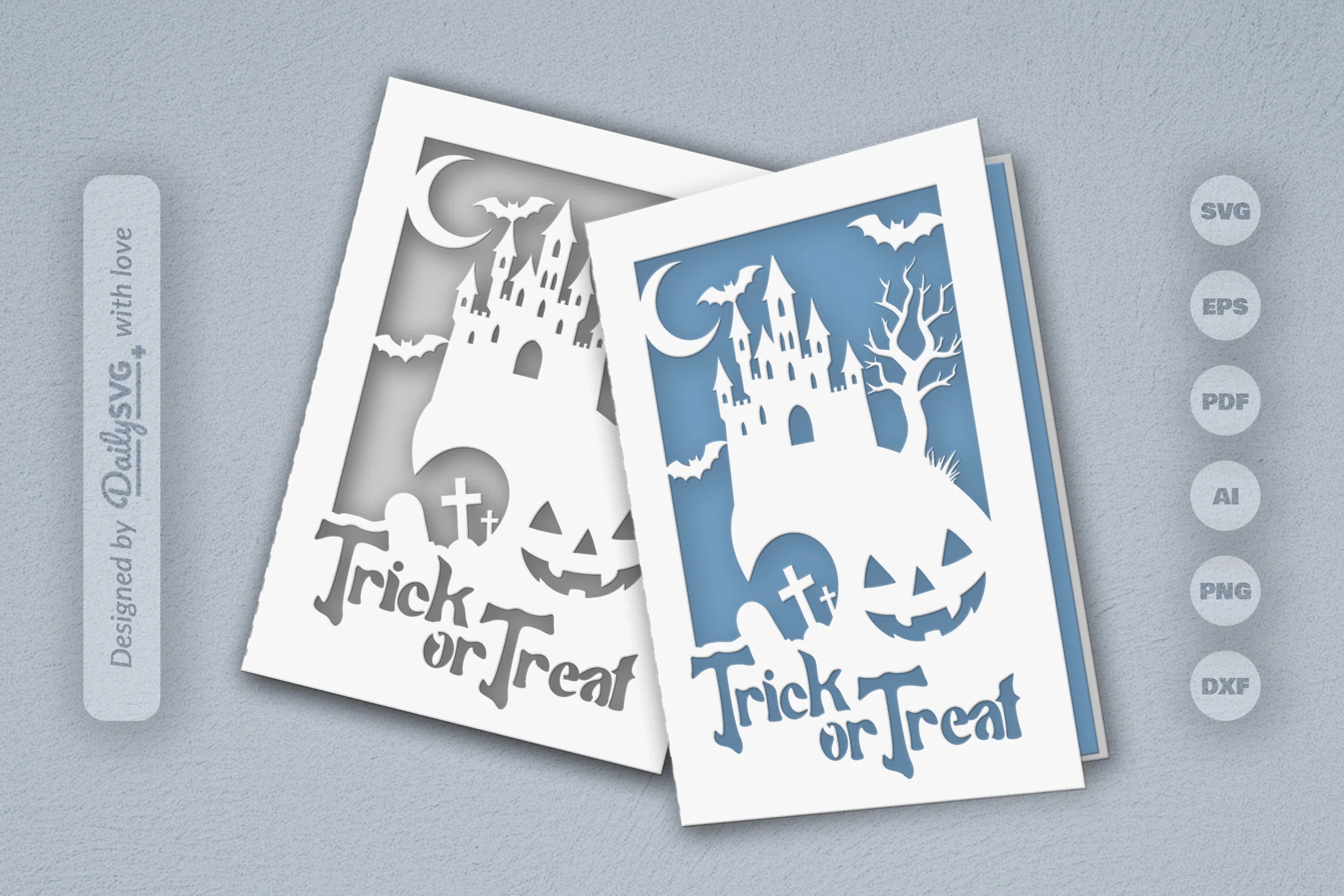 Halloween Papercut SVG Bundle 9 - CraftNest - Digital Crafting and Art