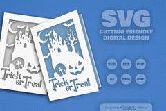 Halloween Papercut SVG Bundle 9 - CraftNest - Digital Crafting and Art