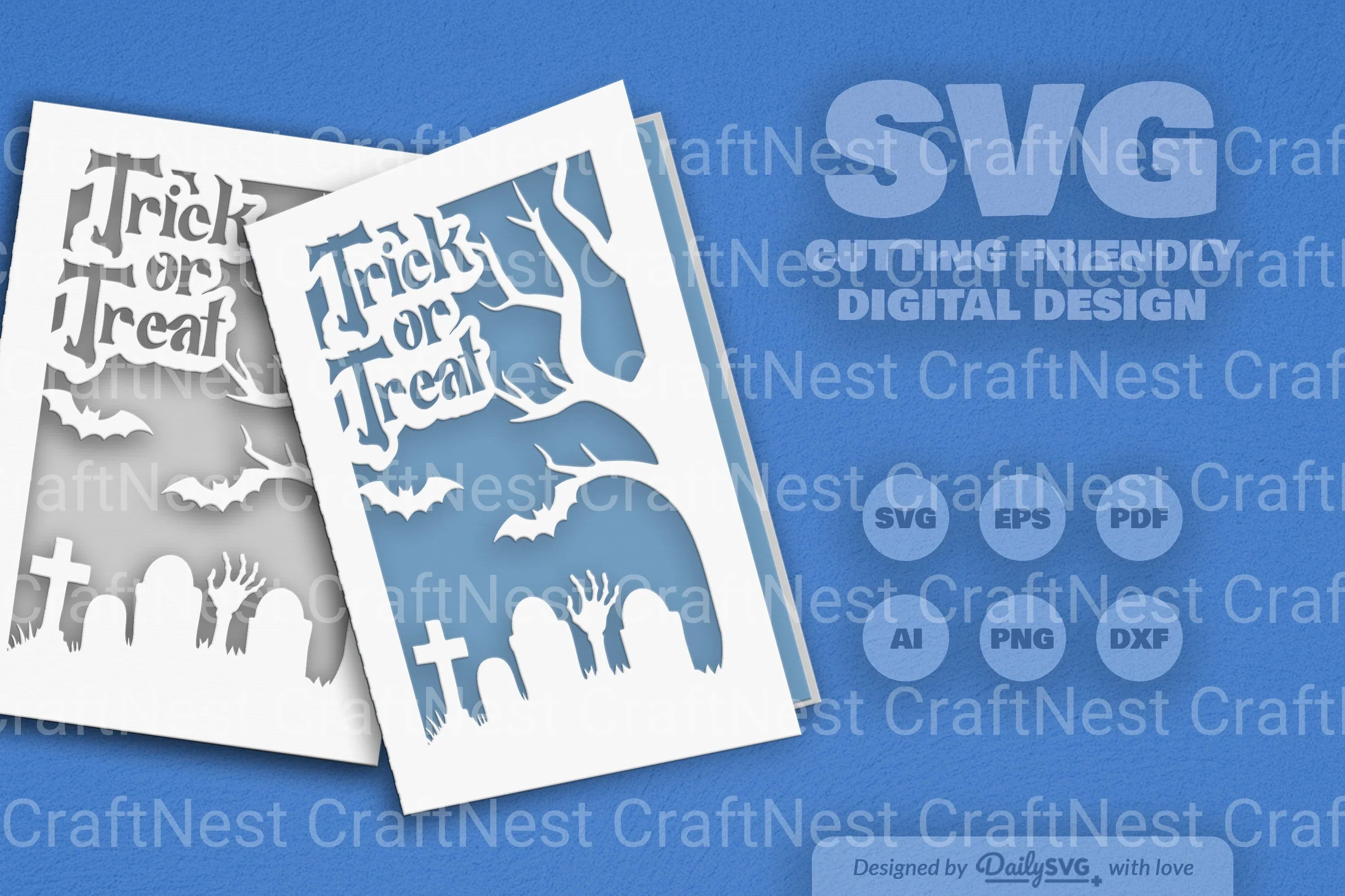 Halloween Papercut SVG Bundle