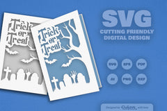 Halloween Papercut SVG Bundle 5 - CraftNest - Digital Crafting and Art