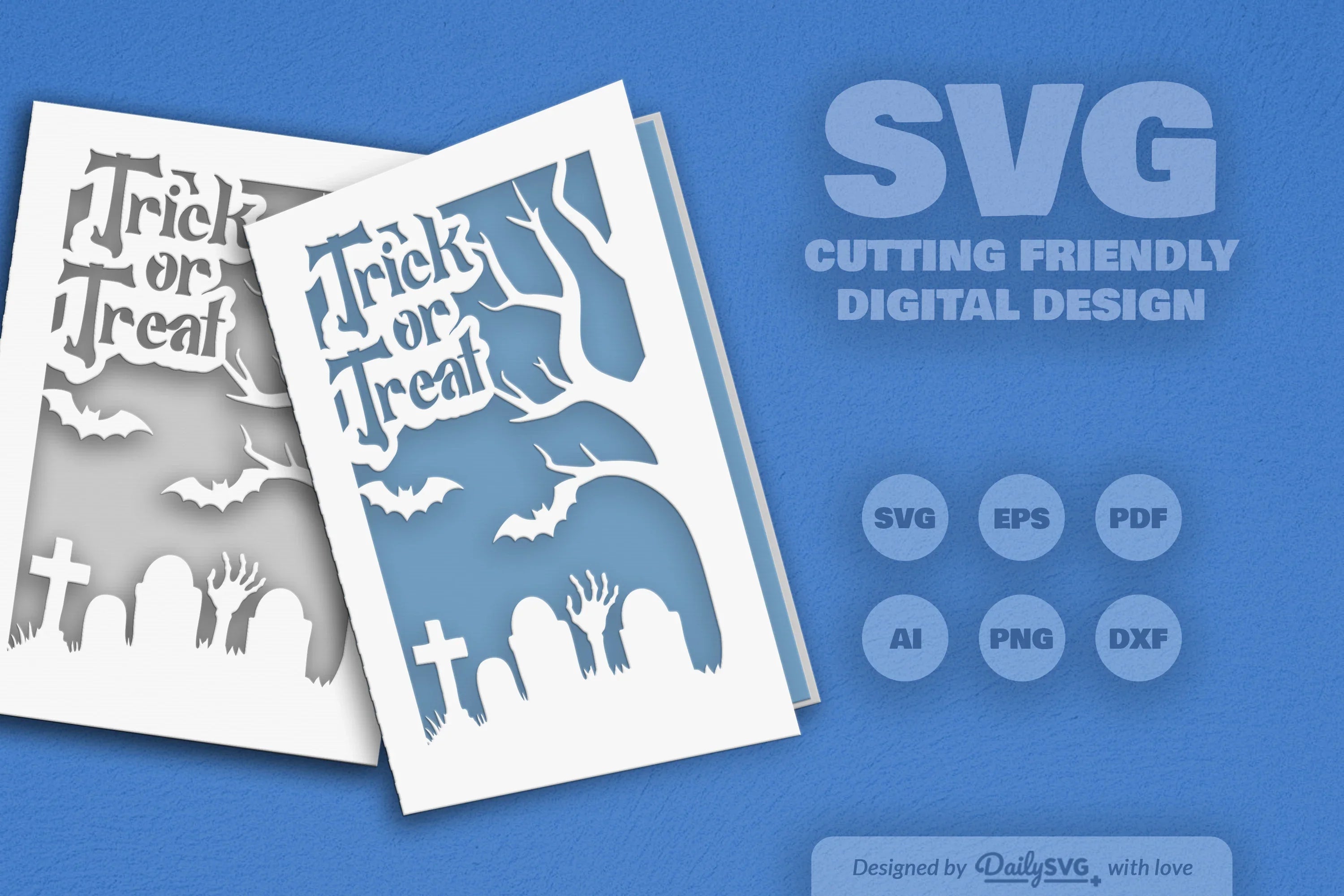 Halloween Papercut SVG Bundle 5 - CraftNest - Digital Crafting and Art