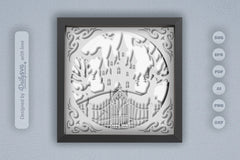 Halloween Haunted Castle 3D Papercut SVG Bundle - CraftNest - Digital Crafting and Art