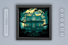 Halloween Haunted House Papercut SVG Bundle - CraftNest - Digital Crafting and Art