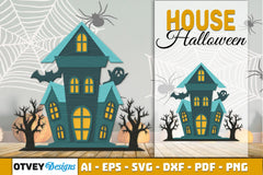 Halloween Home Decor Laser Cut SVG Bundle 9 - CraftNest - Digital Crafting and Art