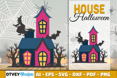 Halloween Home Decor Laser Cut SVG Bundle 11 - CraftNest - Digital Crafting and Art