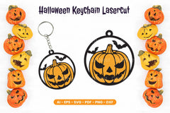 Halloween Keychain Lasercut SVG Bundle - CraftNest - Digital Crafting and Art