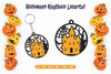 Halloween Keychain Lasercut SVG Bundle