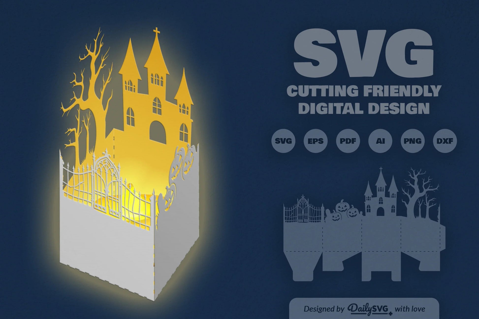 Halloween Papercut SVG Bundle 14 - CraftNest - Digital Crafting and Art