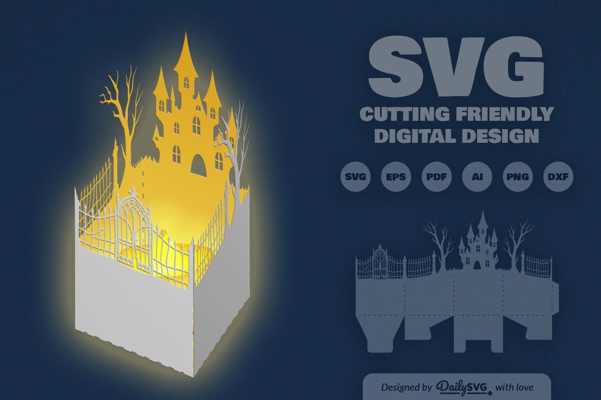 Halloween Papercut SVG Bundle 1 - CraftNest - Digital Crafting and Art