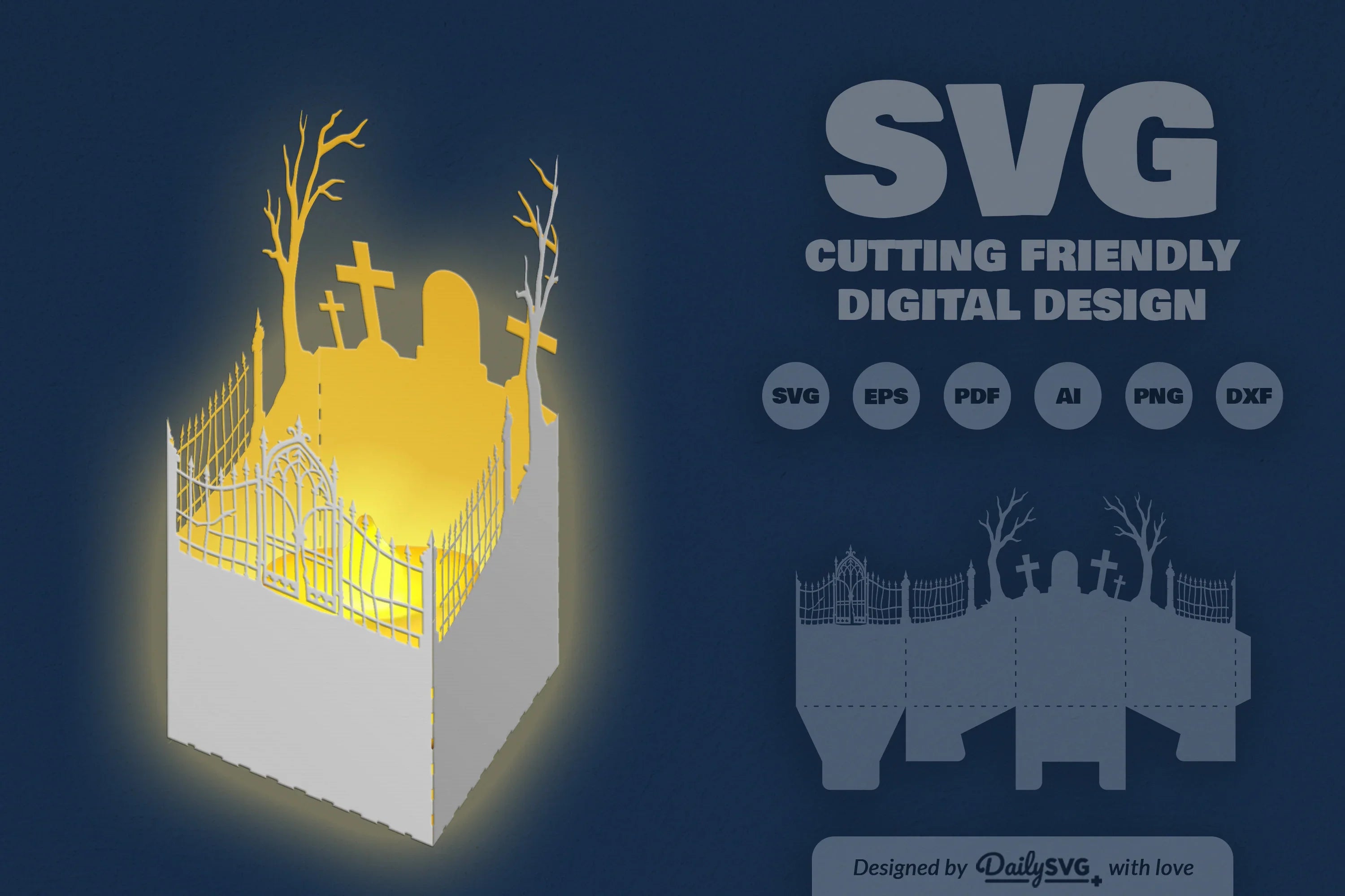 Halloween Papercut SVG Bundle 10 - CraftNest - Digital Crafting and Art