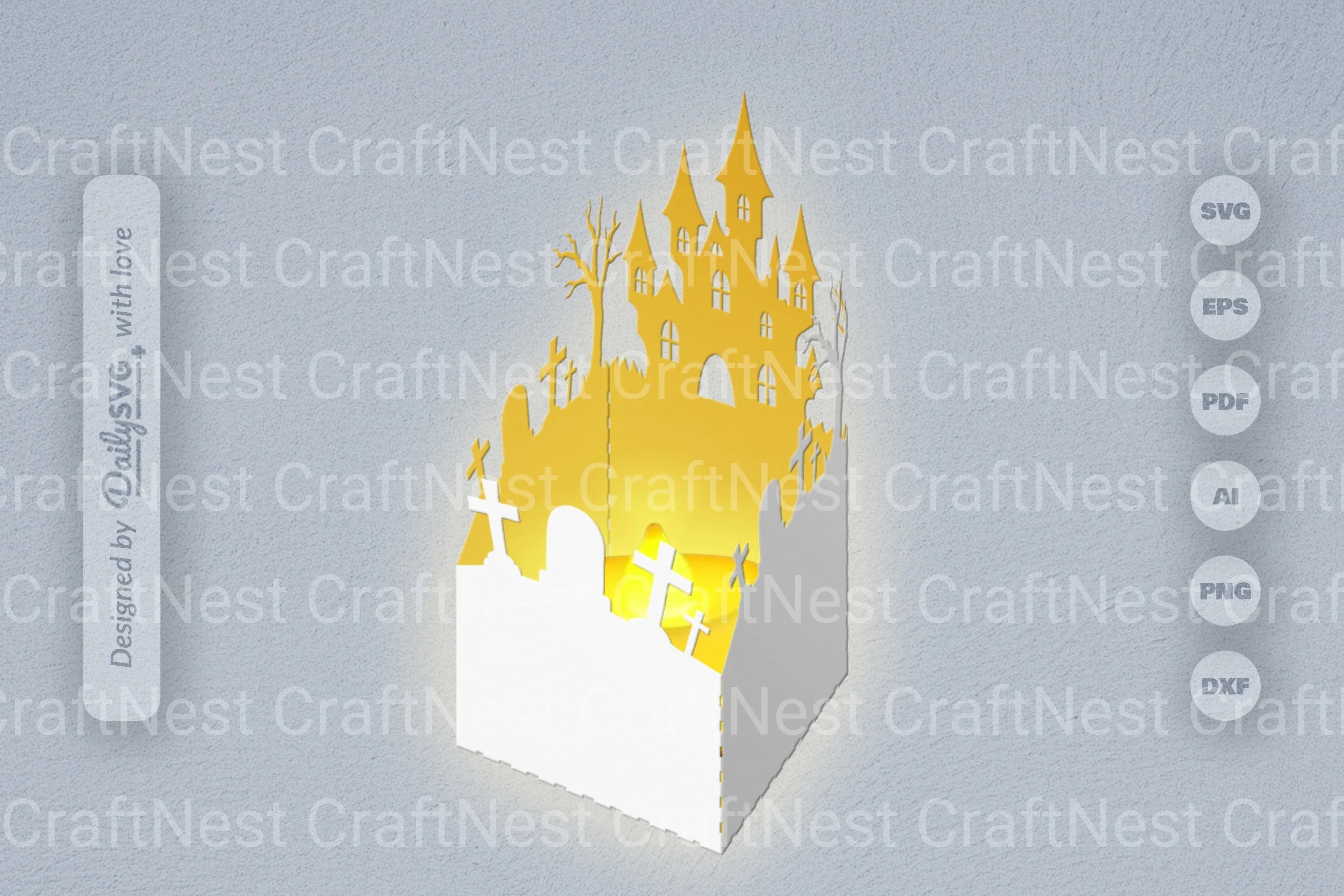 Halloween Papercut SVG Bundle 13 - CraftNest - Digital Crafting and Art