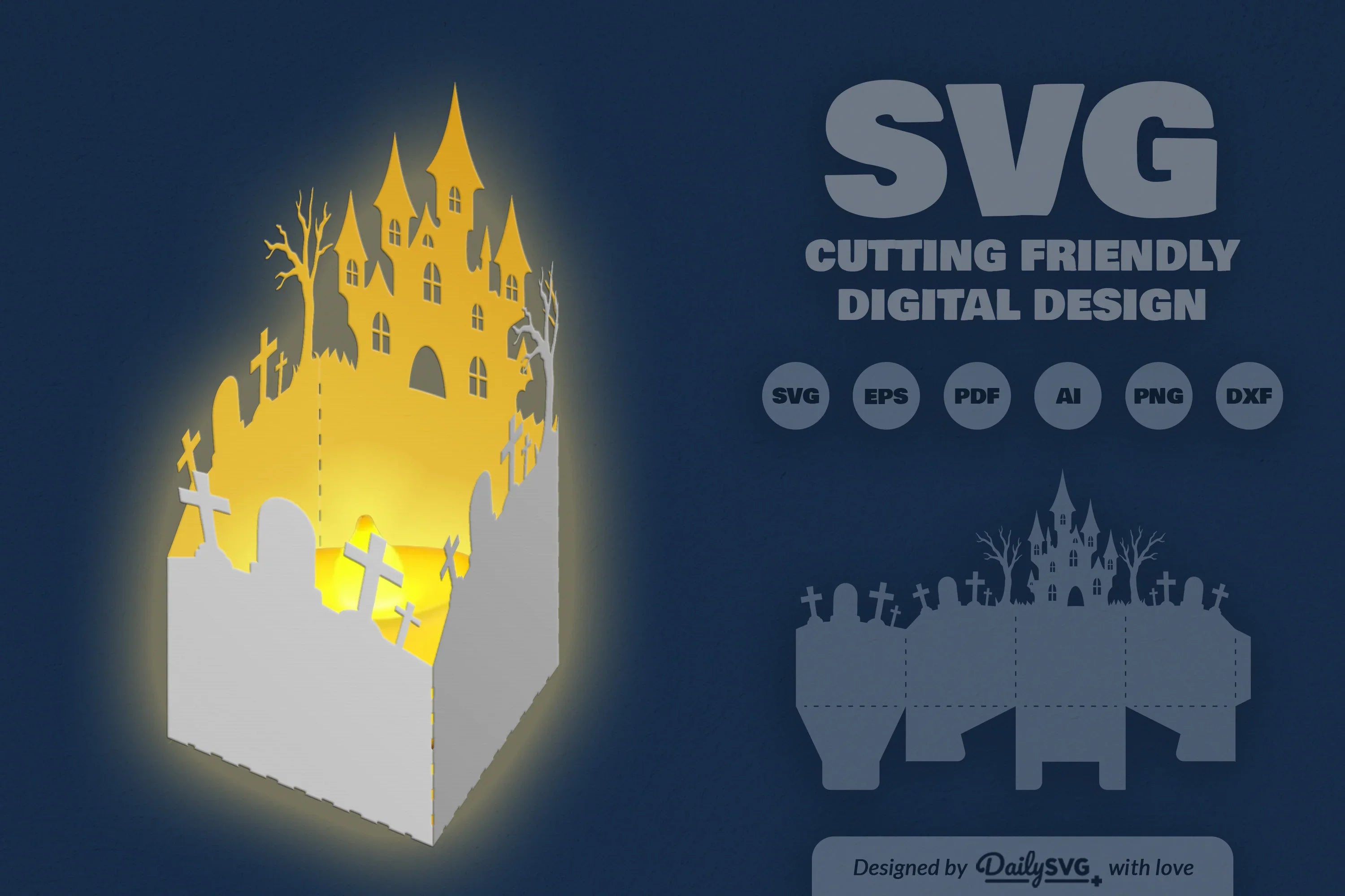 Halloween Papercut SVG Bundle 13 - CraftNest - Digital Crafting and Art