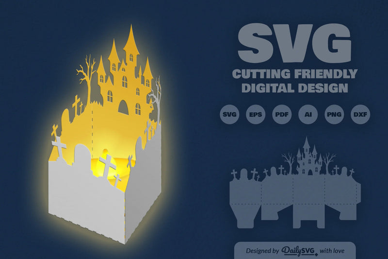 Halloween Papercut SVG Bundle 13 - CraftNest - Digital Crafting and Art