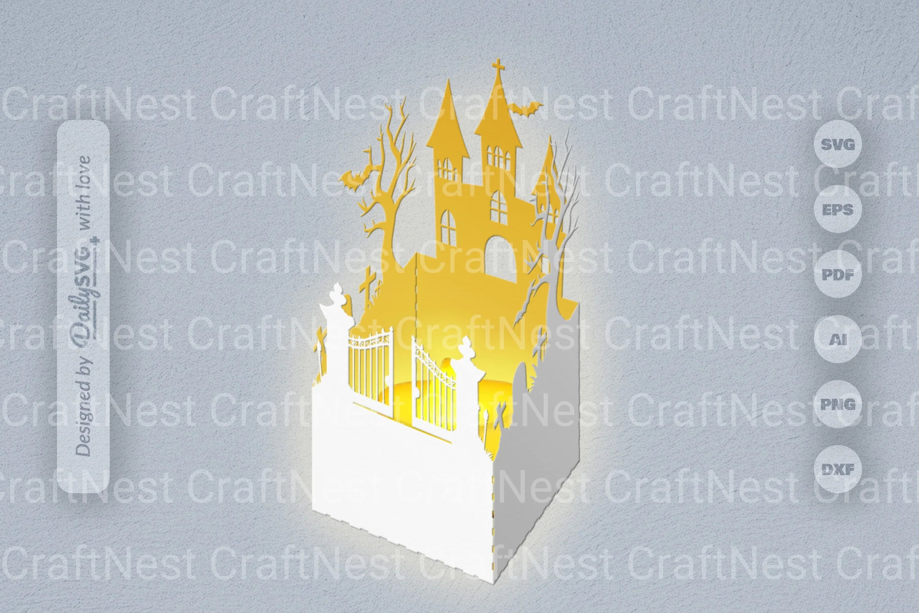 Halloween Papercut SVG Bundle - CraftNest - Digital Crafting and Art