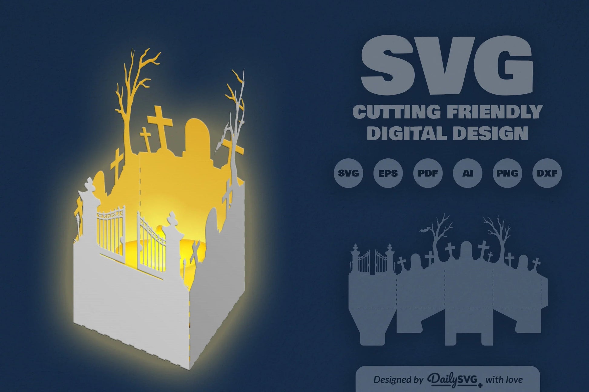Halloween Papercut SVG Bundle 4 - CraftNest - Digital Crafting and Art