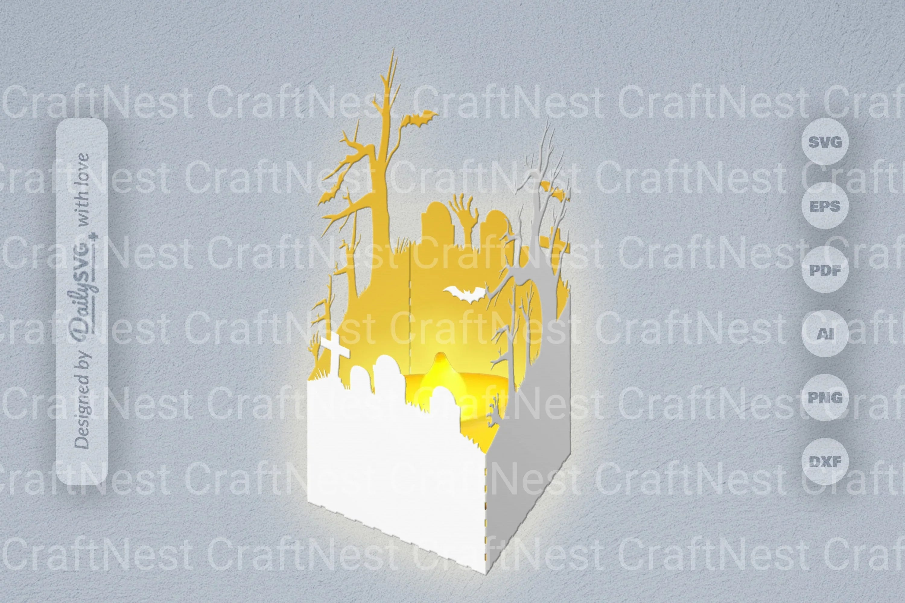 Halloween Papercut SVG Bundle 2 - CraftNest - Digital Crafting and Art