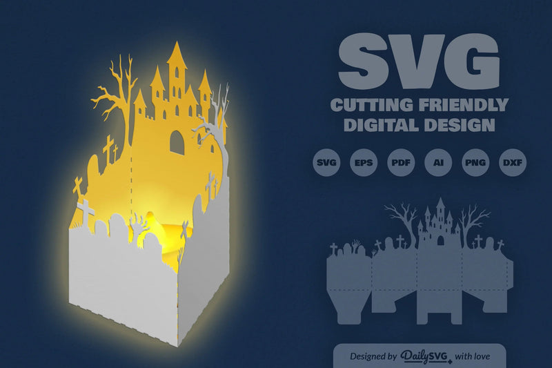 Halloween Lantern Papercut Clipart Daily SVG Bundle - CraftNest - Digital Crafting and Art