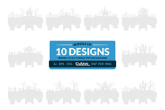 Halloween Lantern Papercut Clipart Daily SVG Bundle - CraftNest - Digital Crafting and Art