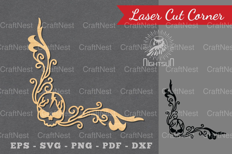 Halloween Laser Cut Corner Clipart Bundle - CraftNest - Digital Crafting and Art