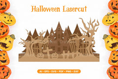 Halloween Lasercut SVG Bundle - CraftNest - Digital Crafting and Art