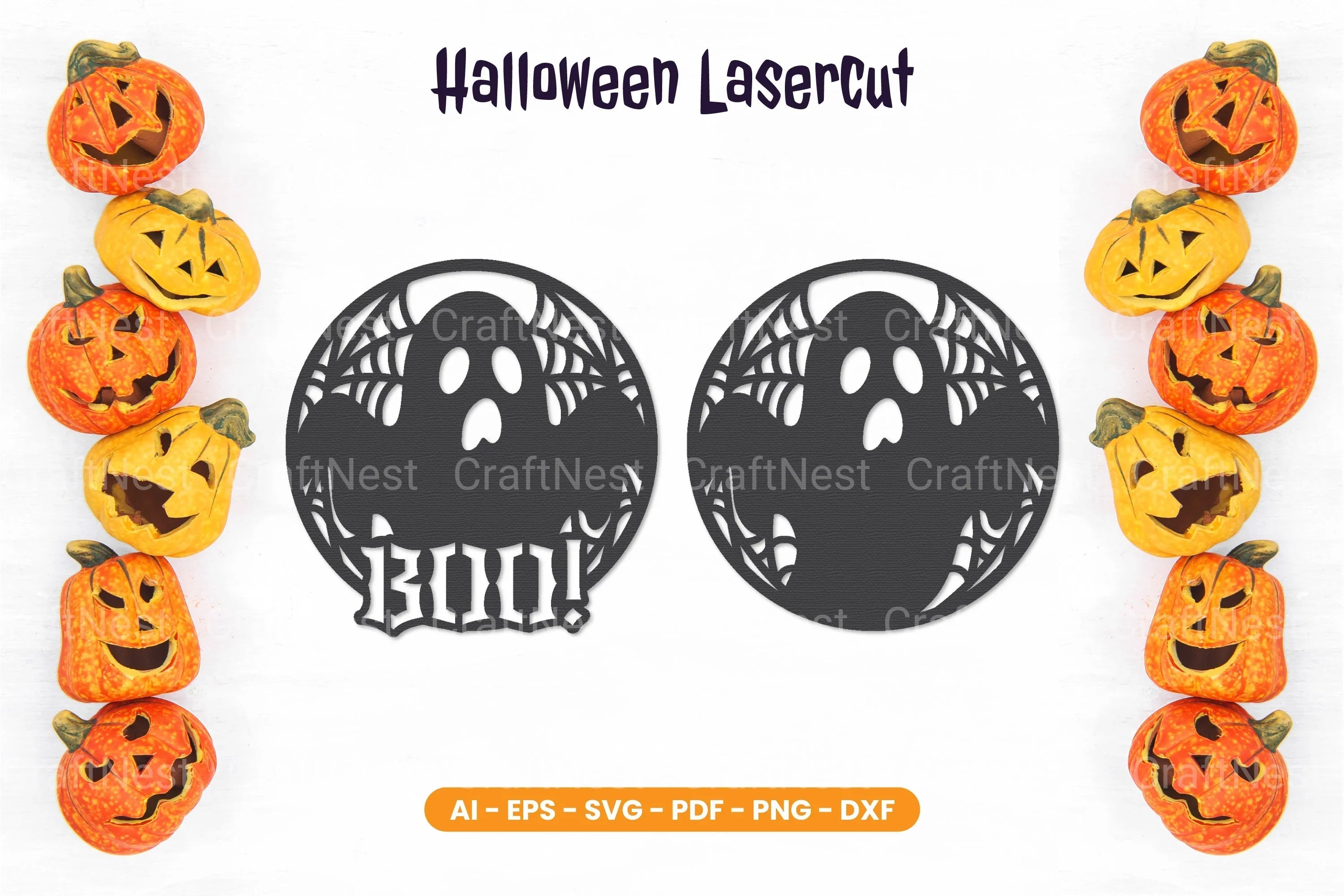 Halloween Lasercut SVG Bundle - CraftNest - Digital Crafting and Art