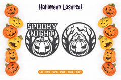Halloween Lasercut SVG Bundle - CraftNest - Digital Crafting and Art