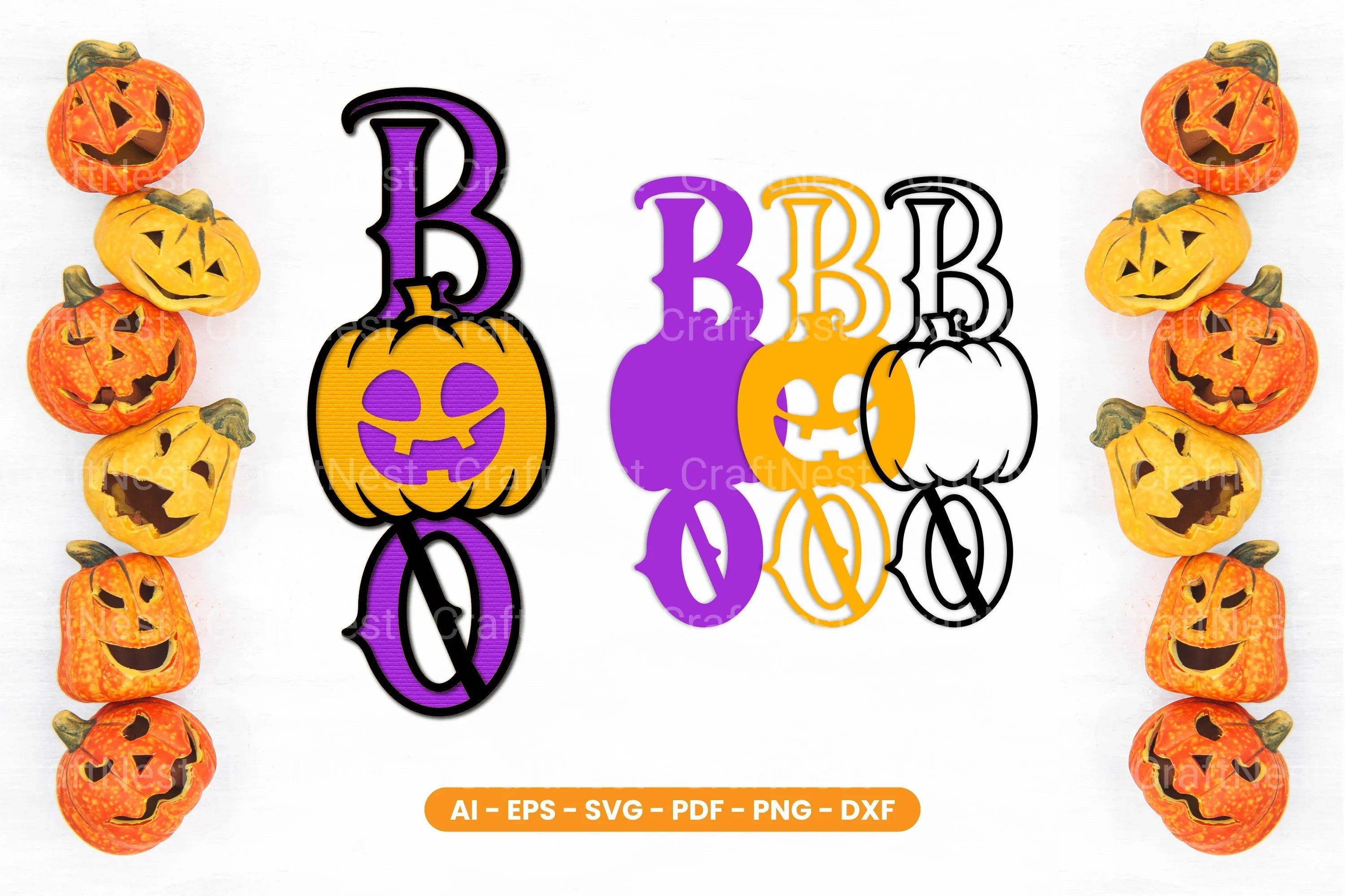 Halloween Lasercut SVG Bundle - CraftNest - Digital Crafting and Art
