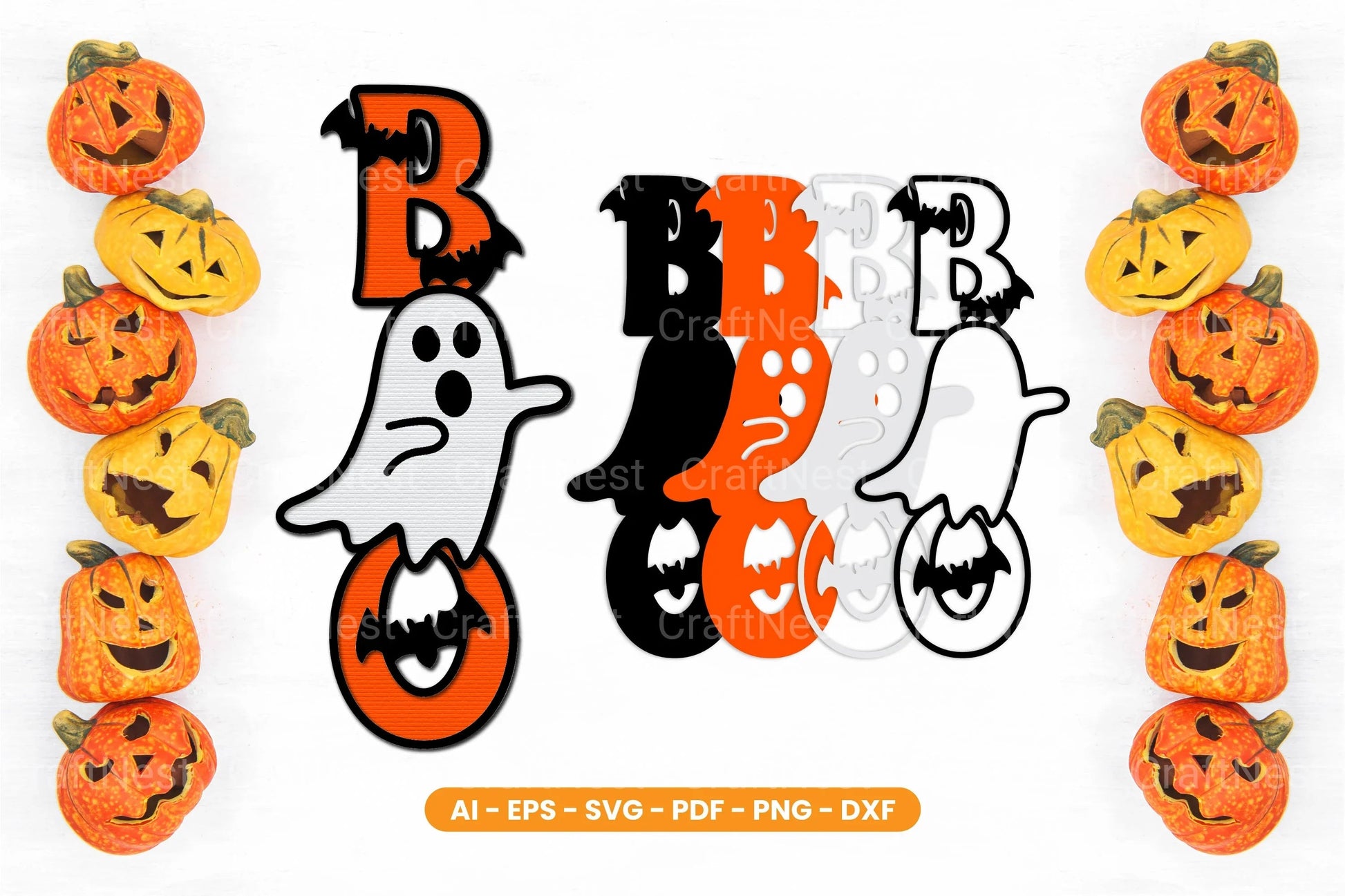 Halloween Lasercut SVG Bundle - CraftNest - Digital Crafting and Art