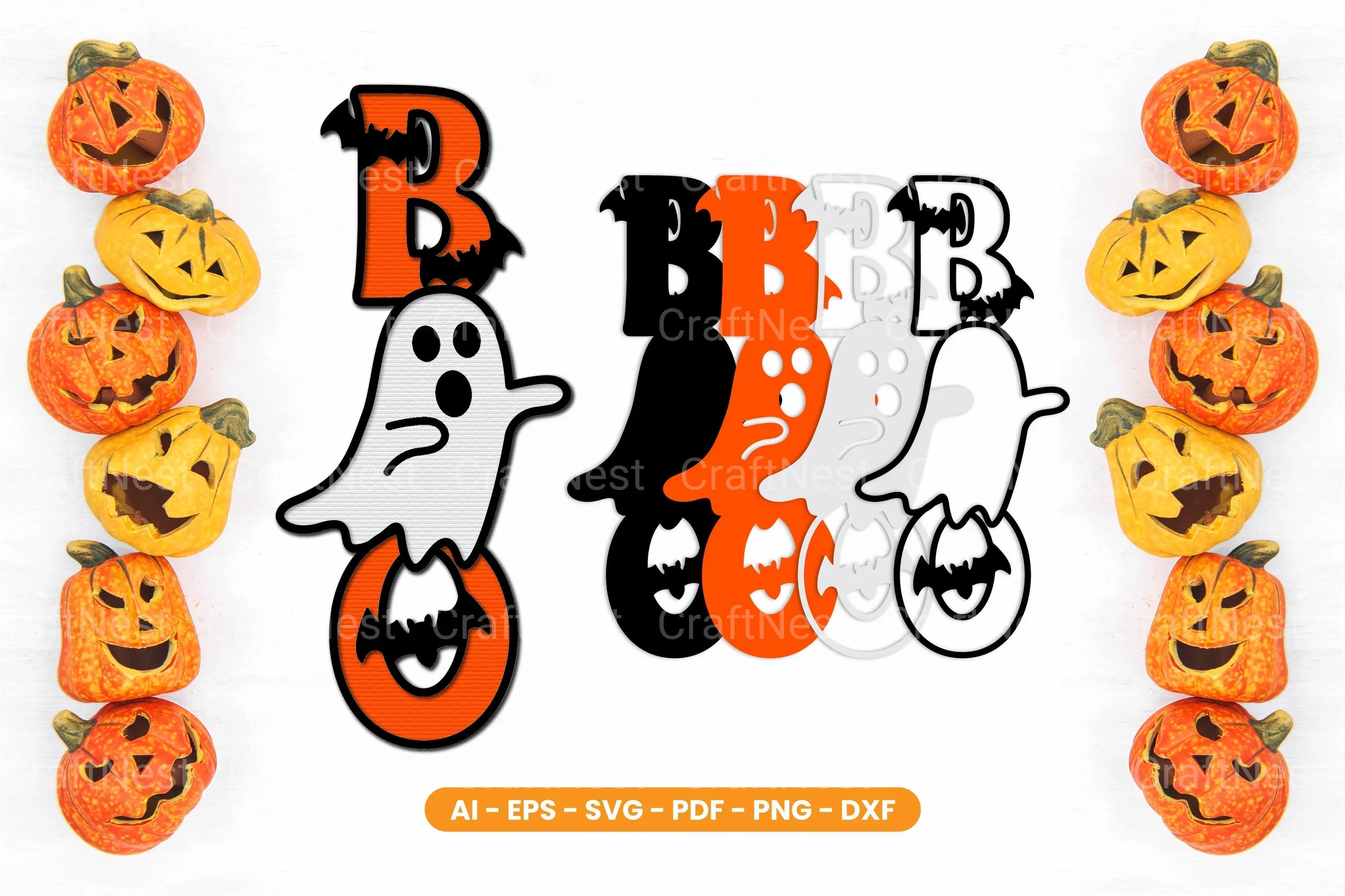 Halloween Lasercut SVG Bundle - CraftNest - Digital Crafting and Art