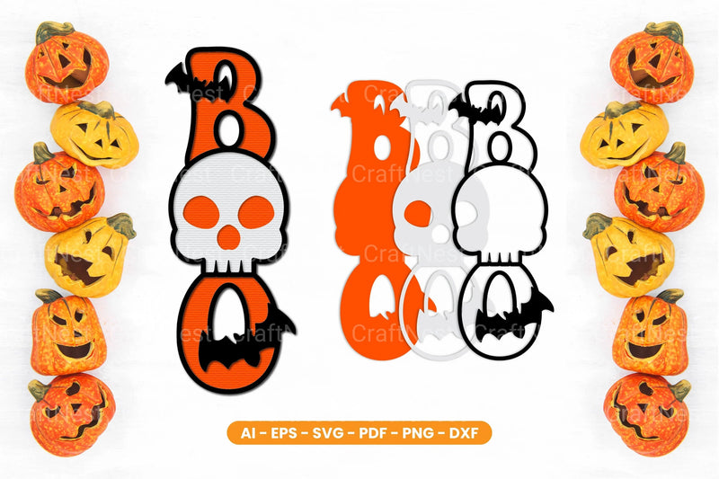 Halloween Lasercut SVG Bundle - CraftNest - Digital Crafting and Art