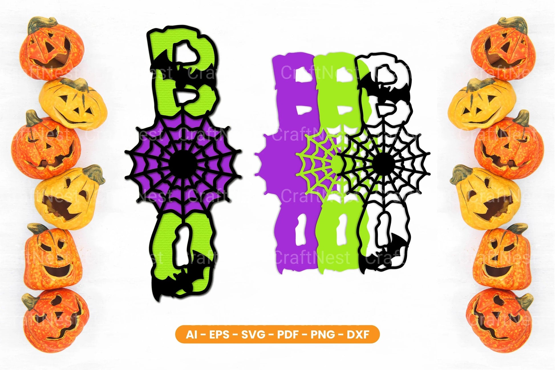 Halloween Lasercut SVG Bundle - CraftNest - Digital Crafting and Art