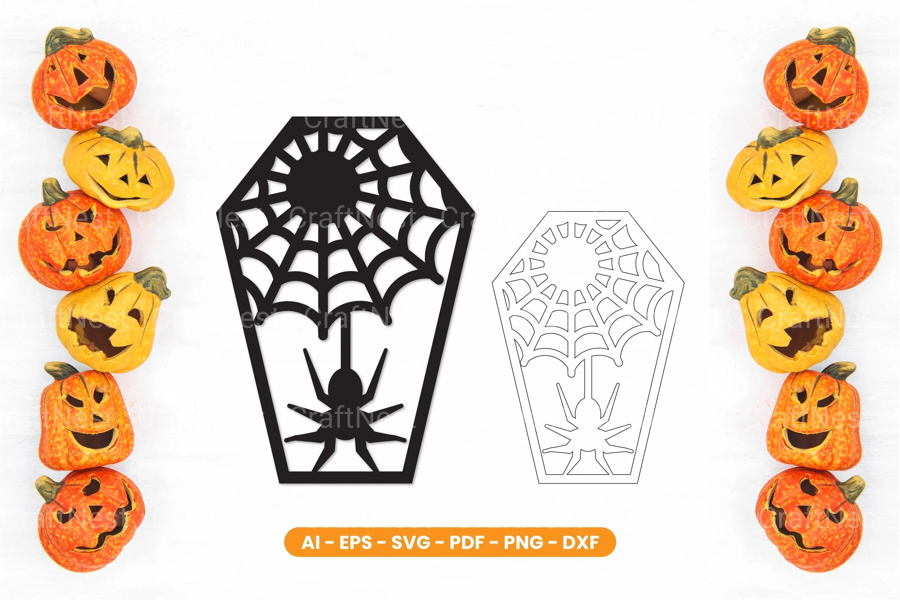 Halloween Lasercut SVG Bundle - CraftNest - Digital Crafting and Art