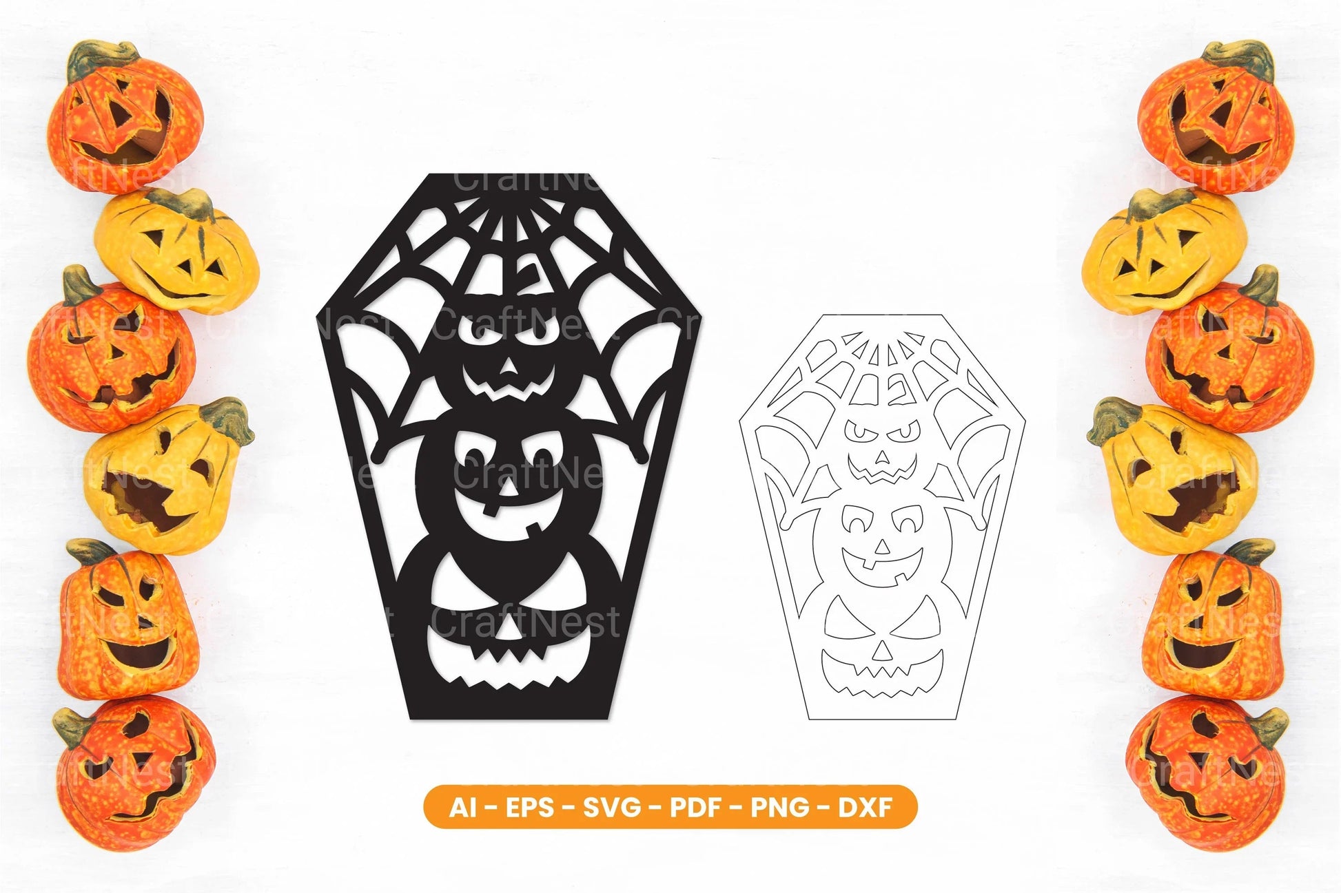Halloween Lasercut SVG Bundle - CraftNest - Digital Crafting and Art