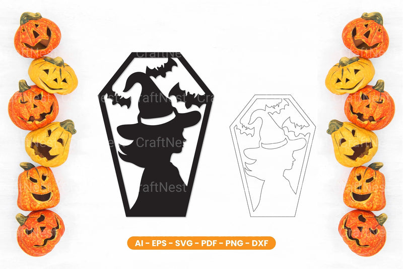 Halloween Lasercut SVG Bundle - CraftNest - Digital Crafting and Art