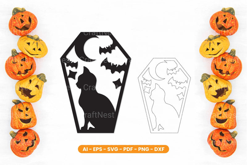 Halloween Lasercut SVG Bundle - CraftNest - Digital Crafting and Art
