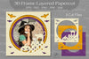 Halloween Layered 3D Frame SVG Bundle