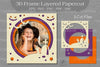 Halloween Layered 3D Frame SVG Bundle
