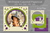 Halloween Layered 3D Frame SVG Bundle