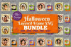 Halloween Layered Frame SVG Bundle