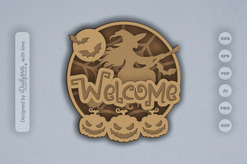 Halloween Laser Cut 3D SVG Bundle - CraftNest - Digital Crafting and Art