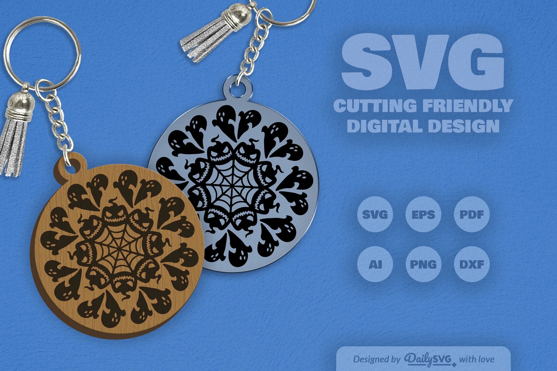 Halloween Mandala SVG Bundle - CraftNest - Digital Crafting and Art