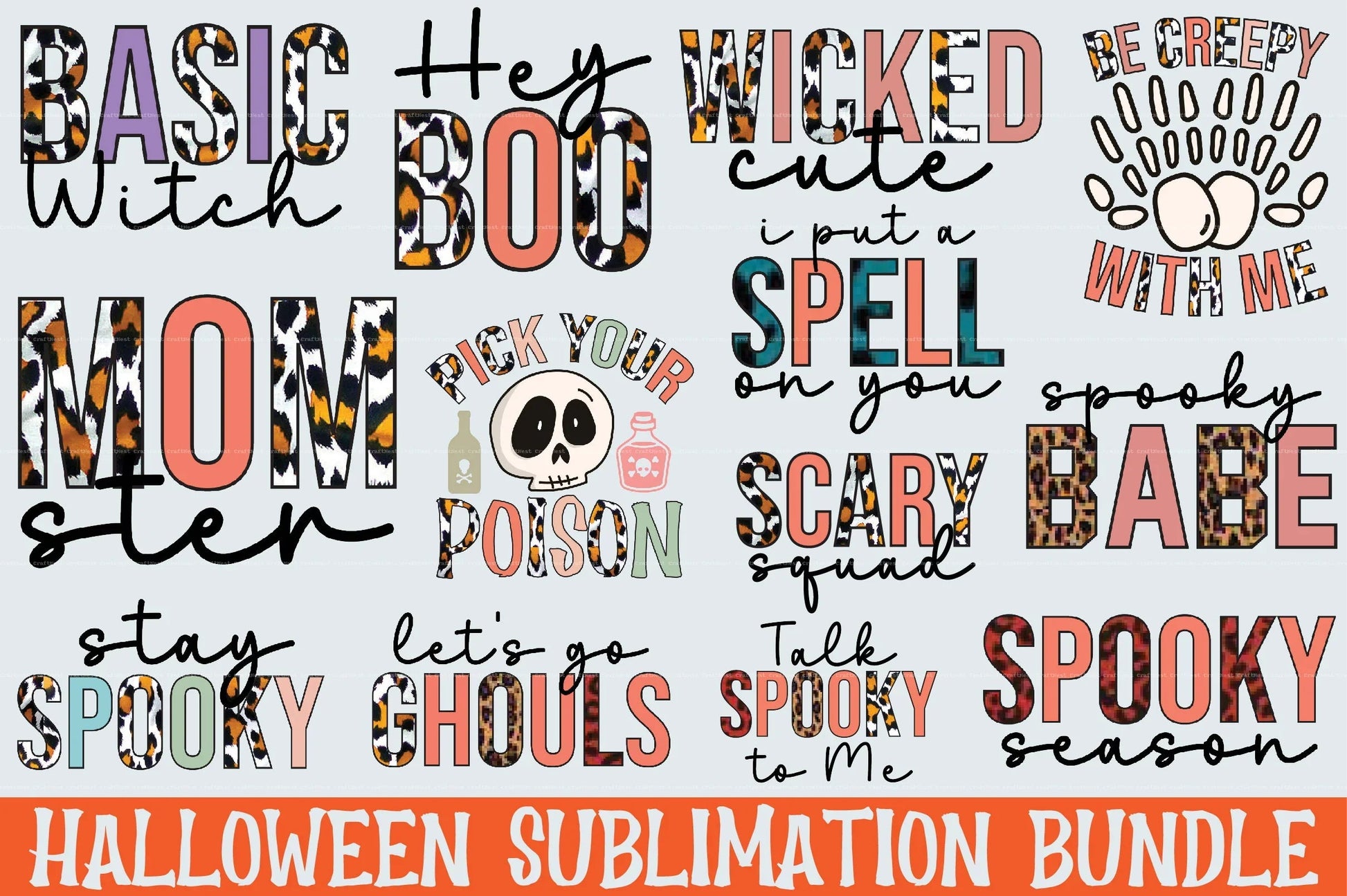 Halloween Clipart Bundle 9 - CraftNest - Digital Crafting and Art