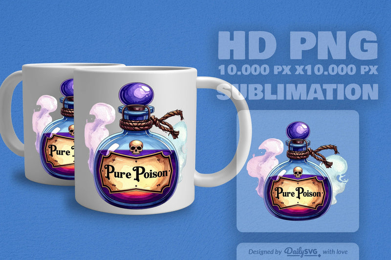 Halloween Poison Bottle Clipart SVG Bundle - CraftNest - Digital Crafting and Art