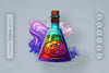 Halloween Poison Bottle Clipart SVG Bundle