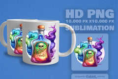 Halloween Poison Bottle Clipart SVG Bundle 9 - CraftNest - Digital Crafting and Art