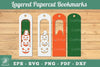 Halloween Pumpkin 3D Papercut Bookmarks Bundle